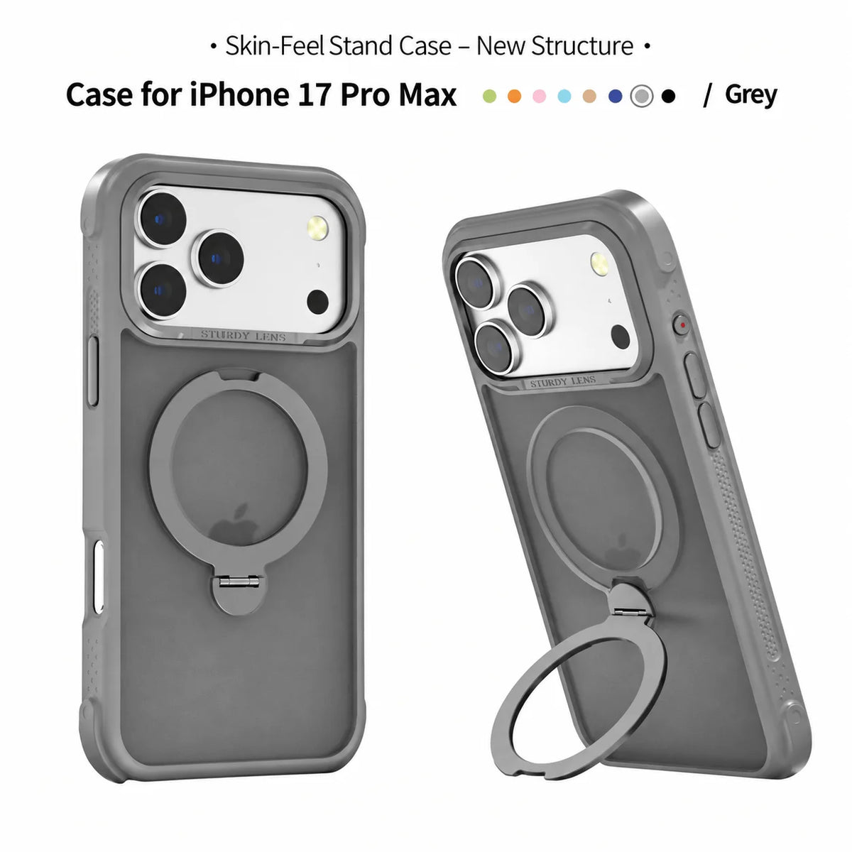 360° Rotating Magnetic Stand Phone Case for iPhone & Samsung