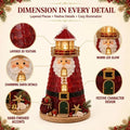 🎄Beginner-Friendly DIY Lighted Christmas Character Sea Glass-Style Lighthouse Kit Collection | Complete Kit with Sea Glass-Style Pieces, LED Lights & Step-by-Step Guide Included 💕