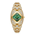 Rhombus Crystal Dial Link Bracelet Watch