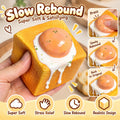 Toast & Egg Bread PU Slow-Rising Squishy