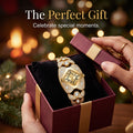 Rhombus Crystal Dial Link Bracelet Watch