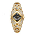 Rhombus Crystal Dial Link Bracelet Watch