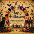 Halloween Crystal Beaded Bracelet – Holiday Gift
