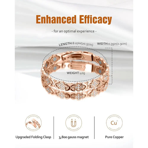 Jecanori Pure Copper  for Women - Rose Gold