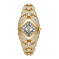 Rhombus Crystal Dial Link Bracelet Watch