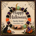 Halloween Crystal Beaded Bracelet – Holiday Gift