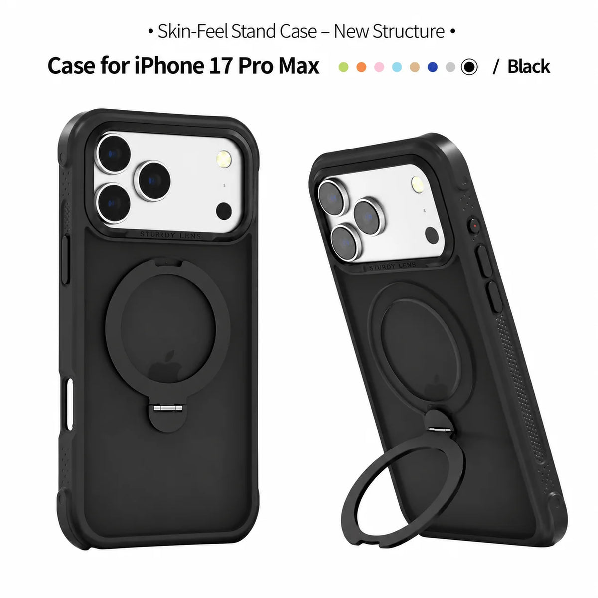 360° Rotating Magnetic Stand Phone Case for iPhone & Samsung