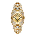 Rhombus Crystal Dial Link Bracelet Watch