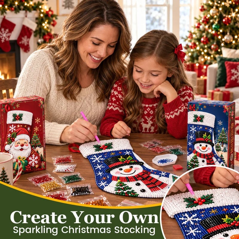 DIY Diamond PaintingChristmas Stocking Kit